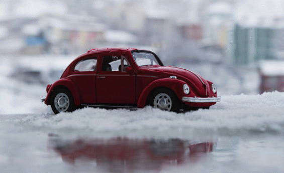 Cars Abandoned on Icy Roads